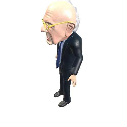 Bernie Sanders caricature animated